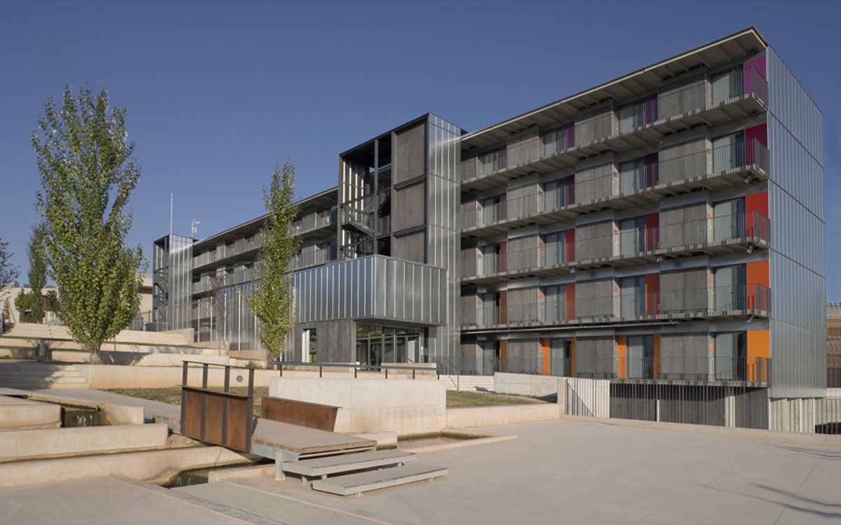 Exterior de la residència del Campus Universitari de Manresa