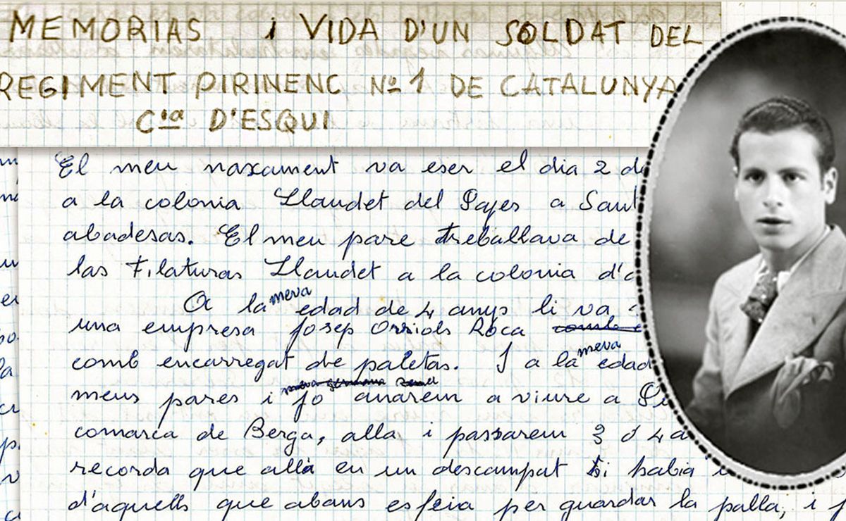 Josep Compte i les seves memòries i cartes manuscrites