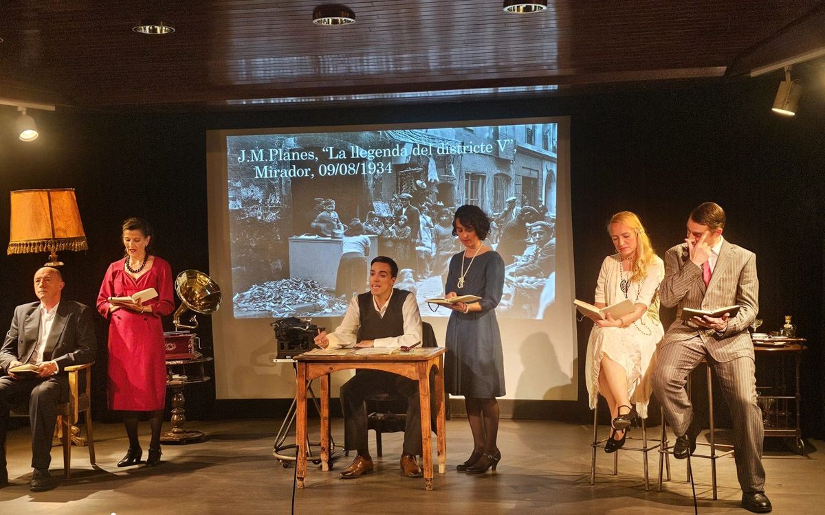 Lectura teatralitzada sobre textos de Josep Maria Planes