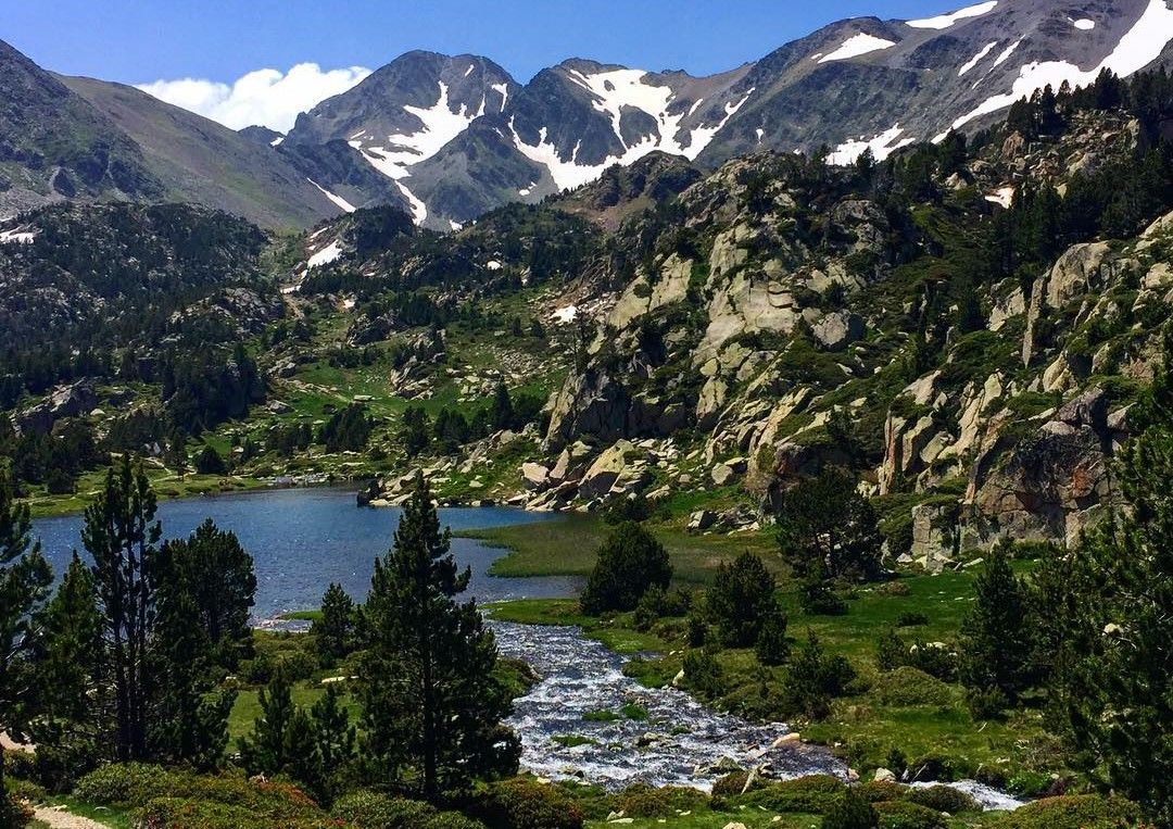 El llac de la Bollosa, a l'Alta Cerdanya