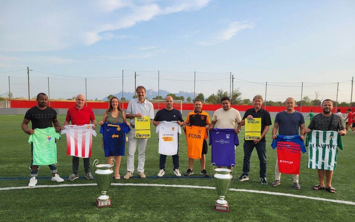 Anjo Valentí, Esteve Olivella i representants dels clubs del Torneig Interclubs