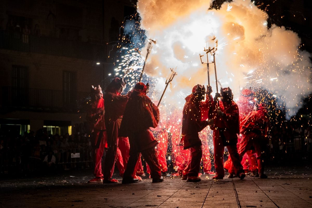 Mostra del Correfoc de la Festa Major de Manresa. Foto: Hasmukh Kerai