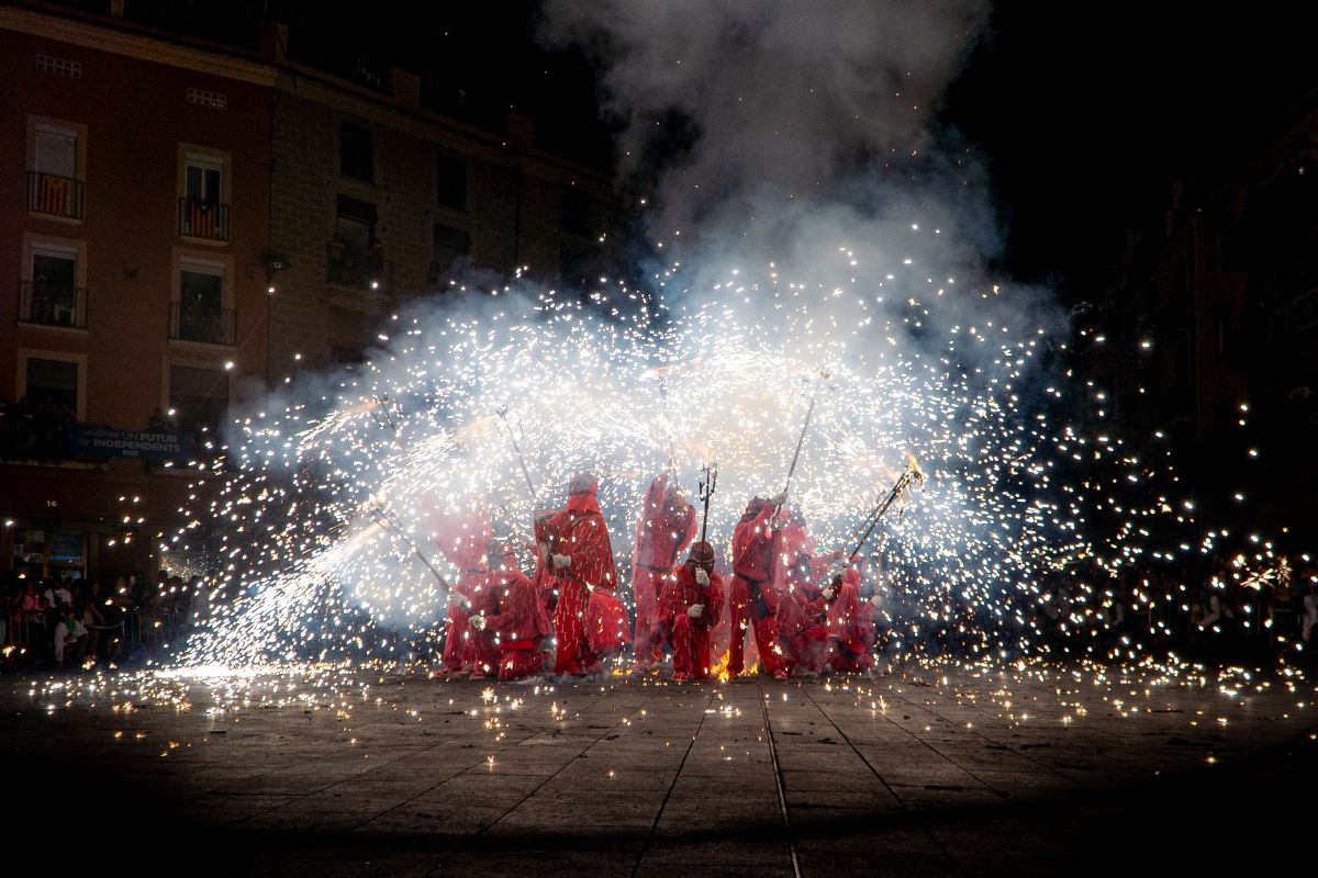 Mostra del Correfoc de la Festa Major de Manresa. Foto: Hasmukh Kerai