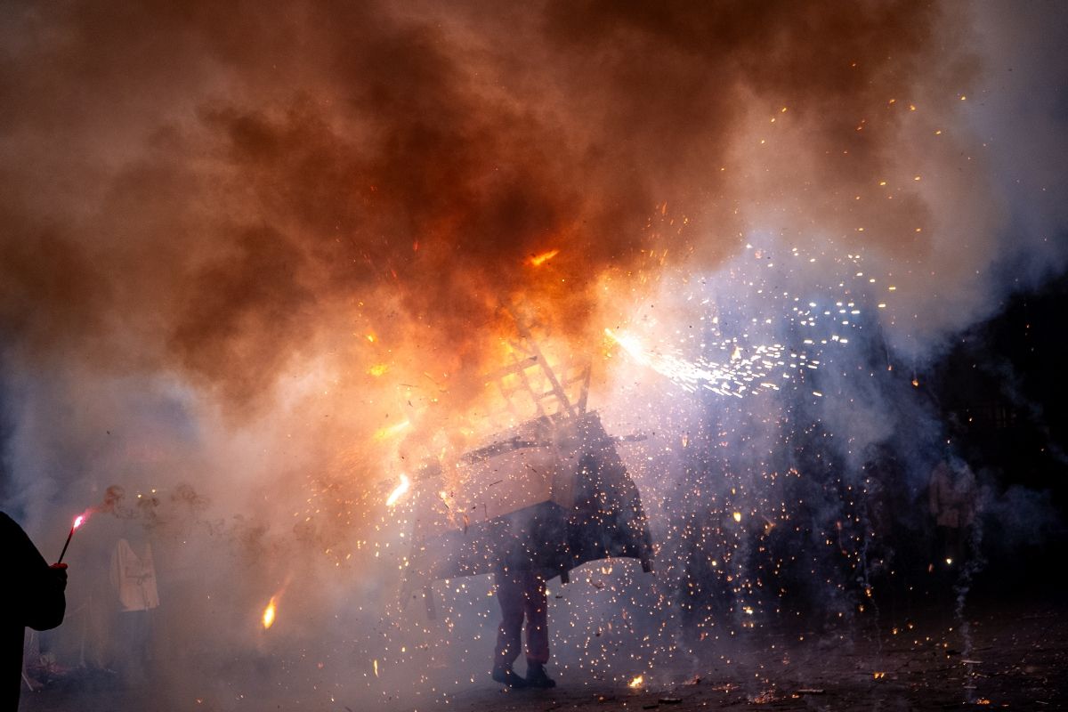 Mostra del Correfoc de la Festa Major de Manresa. Foto: Hasmukh Kerai