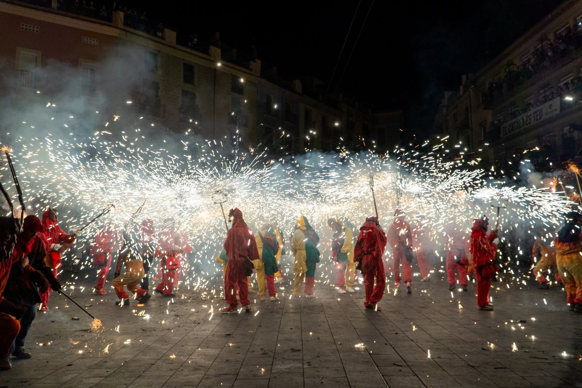 Mostra del Correfoc de la Festa Major de Manresa. Foto: Hasmukh Kerai