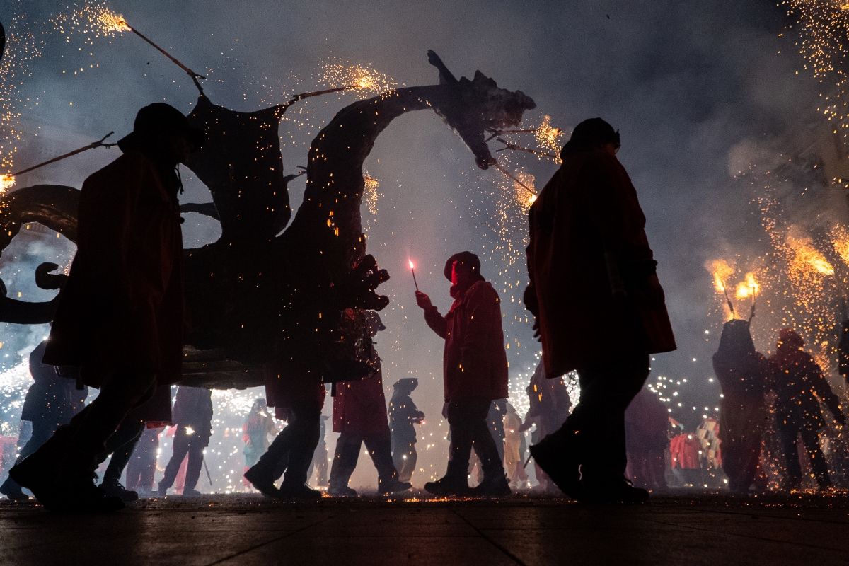 Mostra del Correfoc de la Festa Major de Manresa. Foto: Hasmukh Kerai