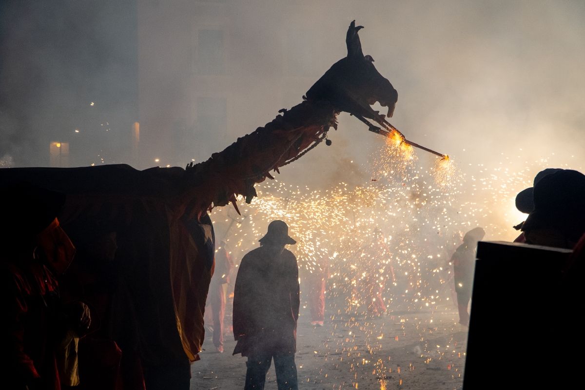 Mostra del Correfoc de la Festa Major de Manresa. Foto: Hasmukh Kerai