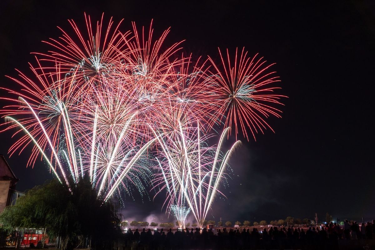 Castell de Focs de la Festa Major de Manresa. Foto: Hasmukh Kerai