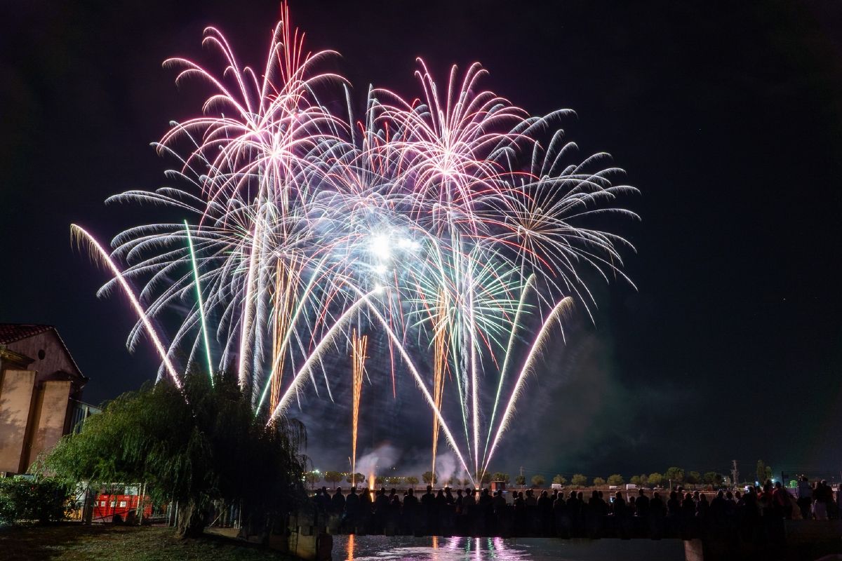 Castell de Focs de la Festa Major de Manresa. Foto: Hasmukh Kerai