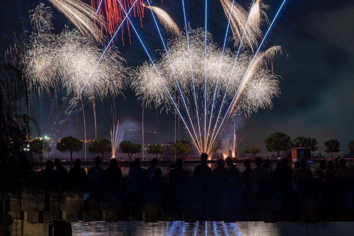 Castell de Focs de la Festa Major de Manresa. Foto: Hasmukh Kerai