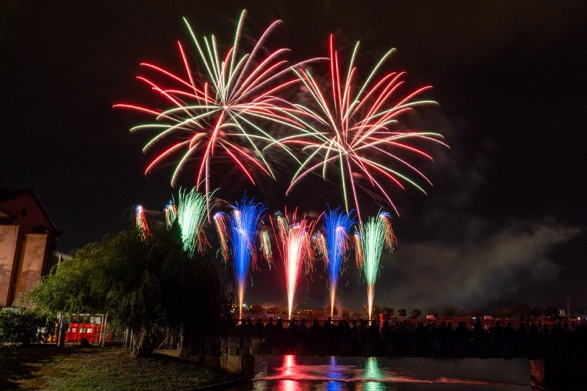 Castell de Focs de la Festa Major de Manresa. Foto: Hasmukh Kerai