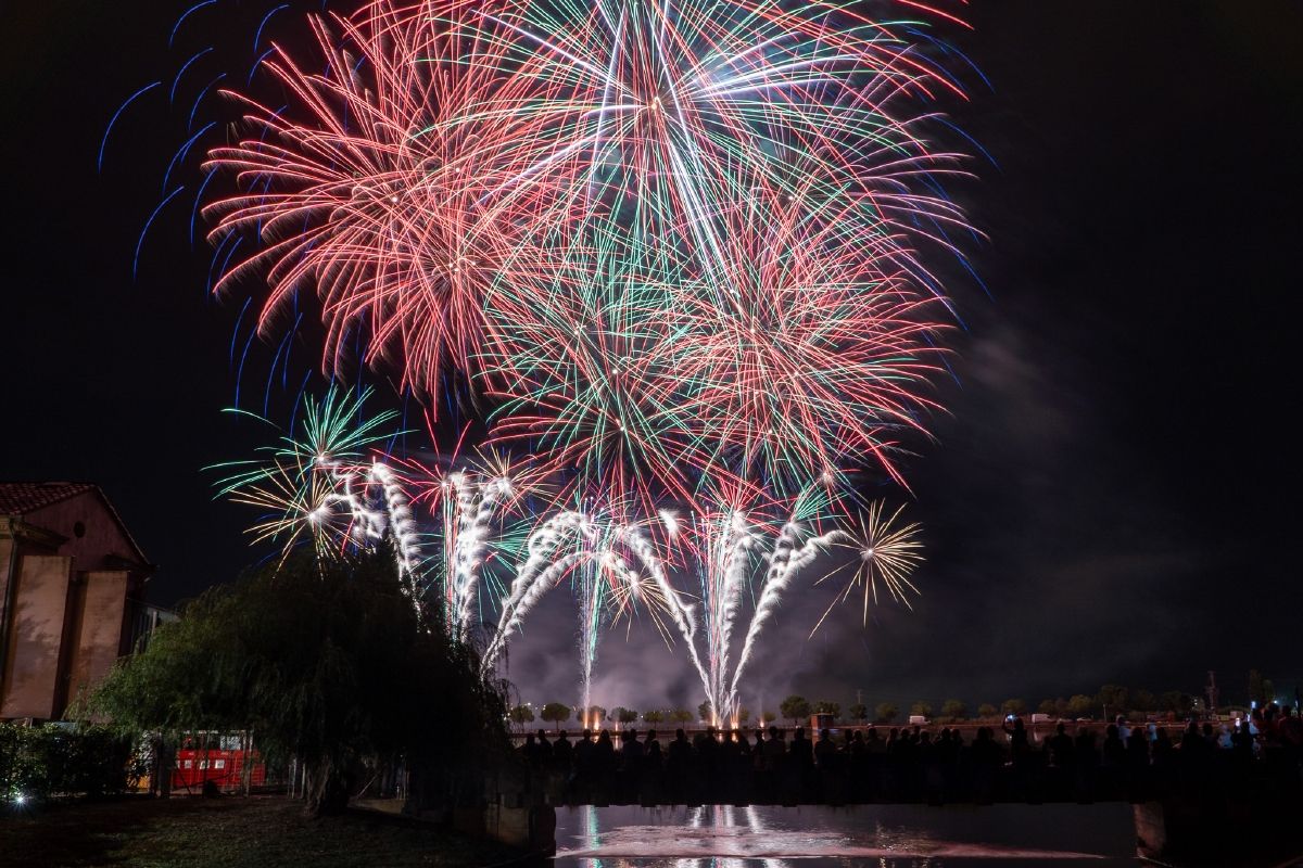 Castell de Focs de la Festa Major de Manresa. Foto: Hasmukh Kerai