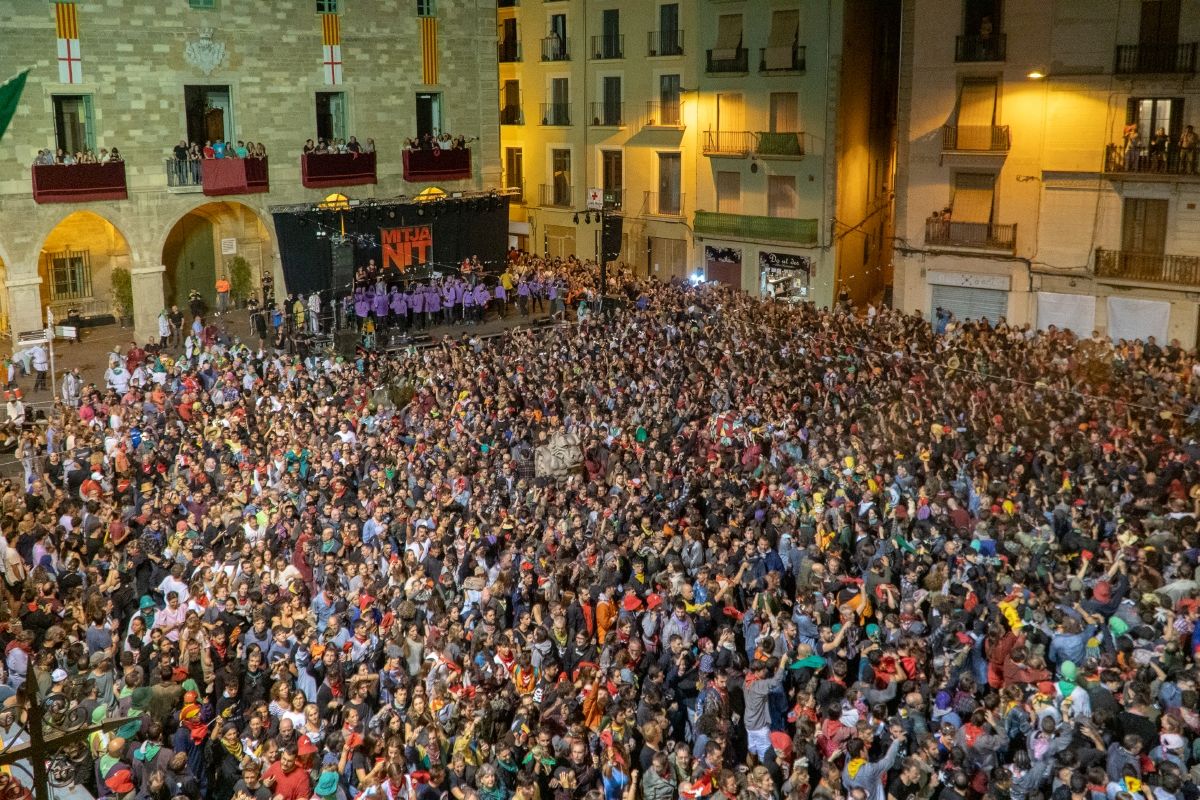 Correfoc de la Festa Major de Manresa. Foto: Hasmukh Kerai