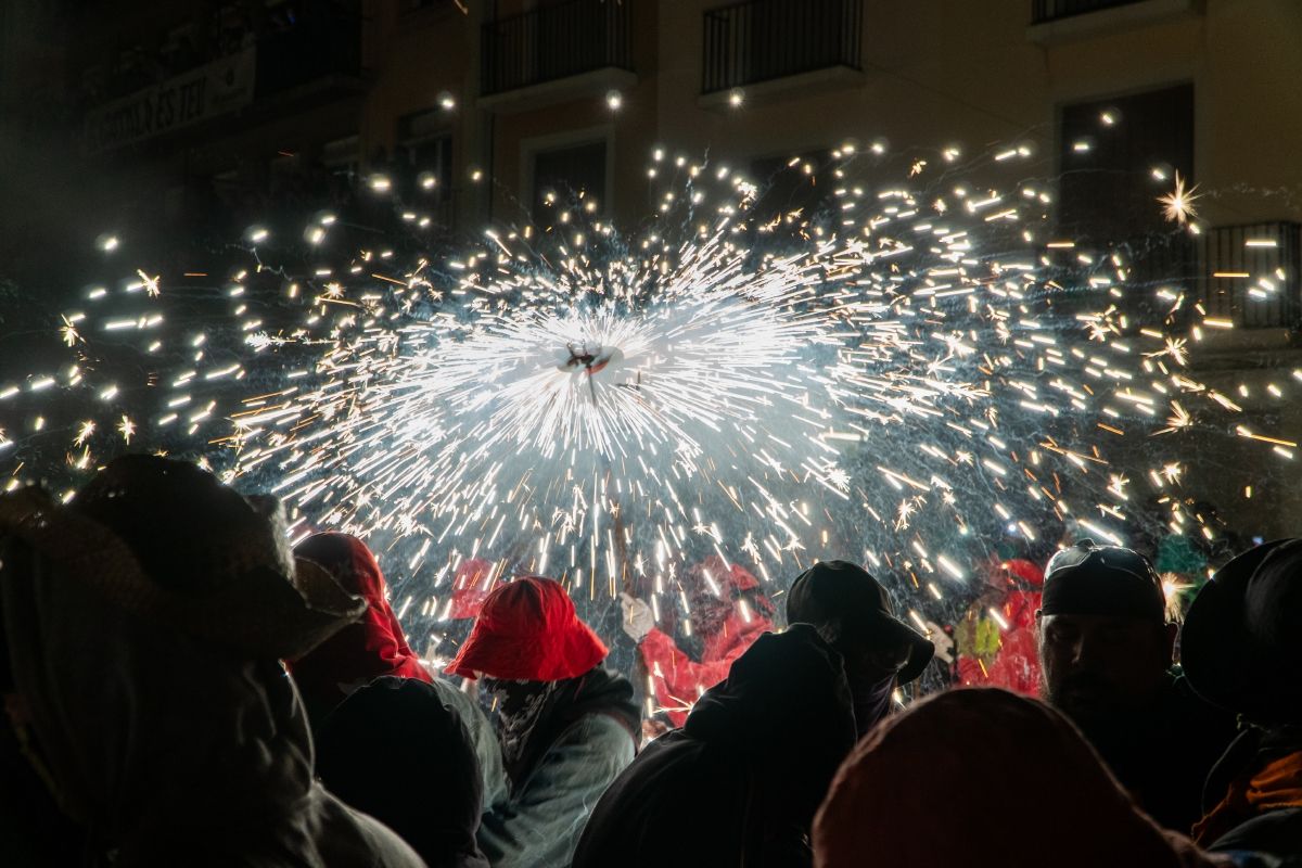 Correfoc de la Festa Major de Manresa. Foto: Hasmukh Kerai