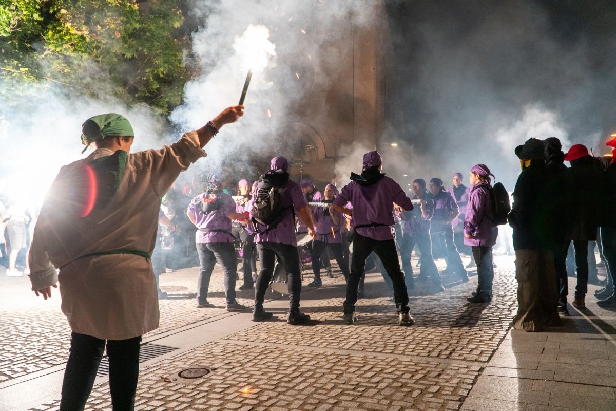 Correfoc de la Festa Major de Manresa. Foto: Hasmukh Kerai