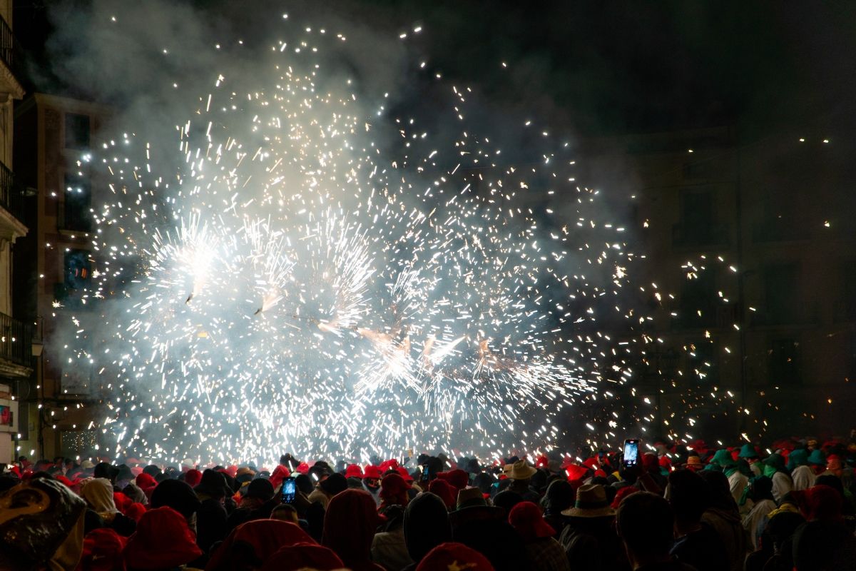 Correfoc de la Festa Major de Manresa. Foto: Hasmukh Kerai