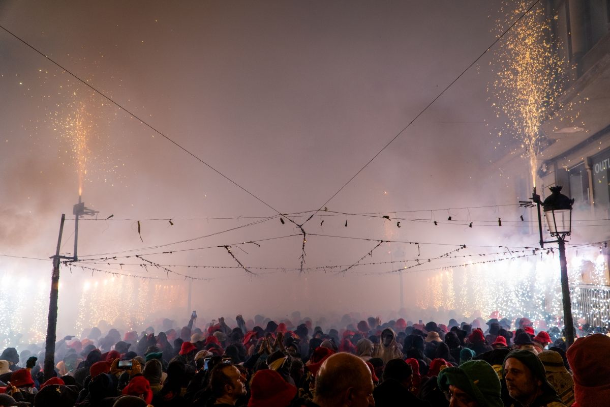 Correfoc de la Festa Major de Manresa. Foto: Hasmukh Kerai