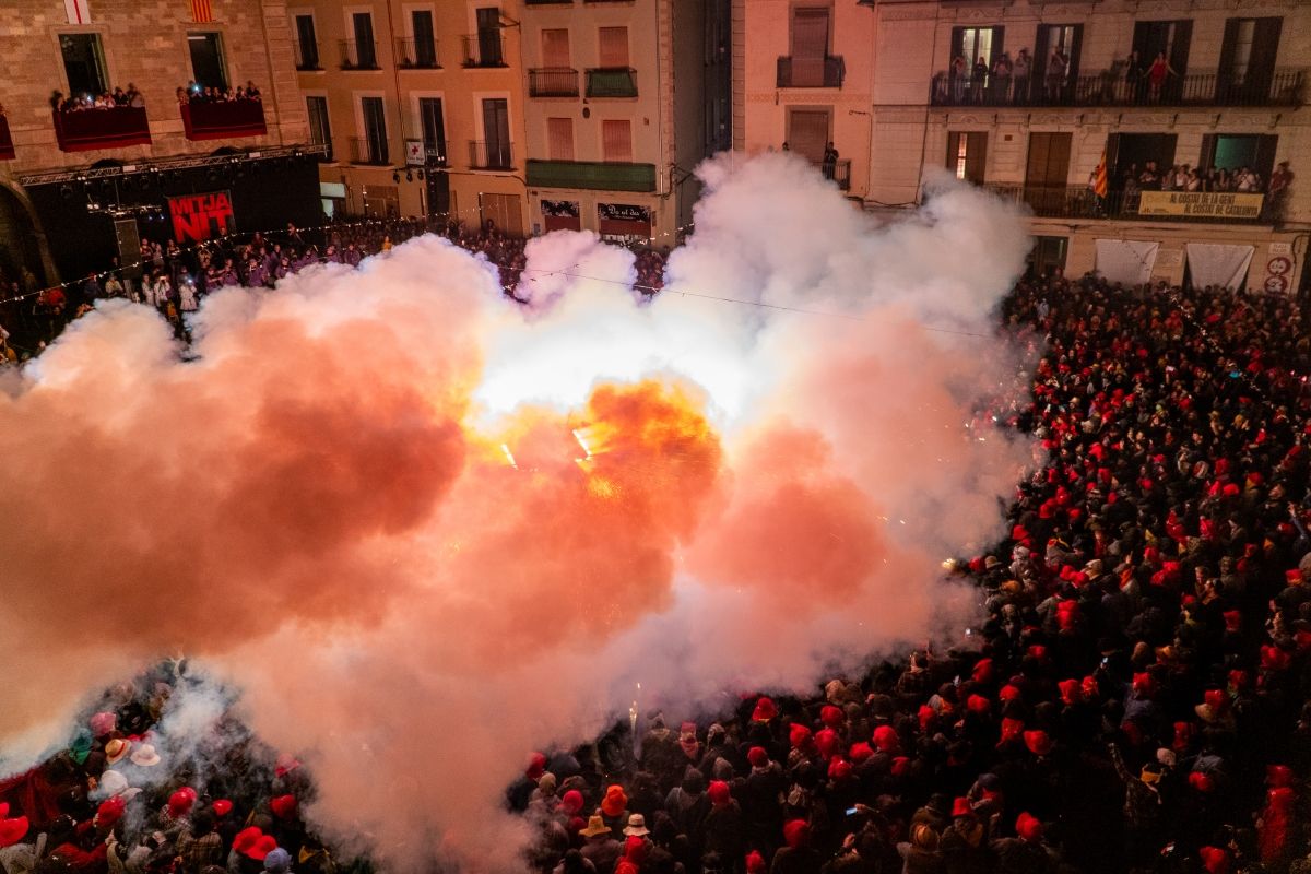 Correfoc de la Festa Major de Manresa. Foto: Hasmukh Kerai