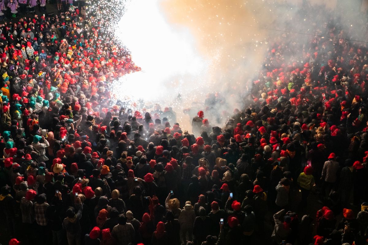 Correfoc de la Festa Major de Manresa. Foto: Hasmukh Kerai