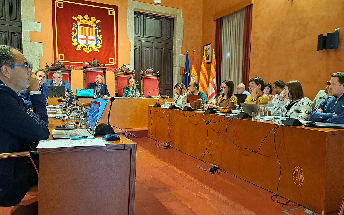 Ple de l'Ajuntament de Manresa d'aquest dijous