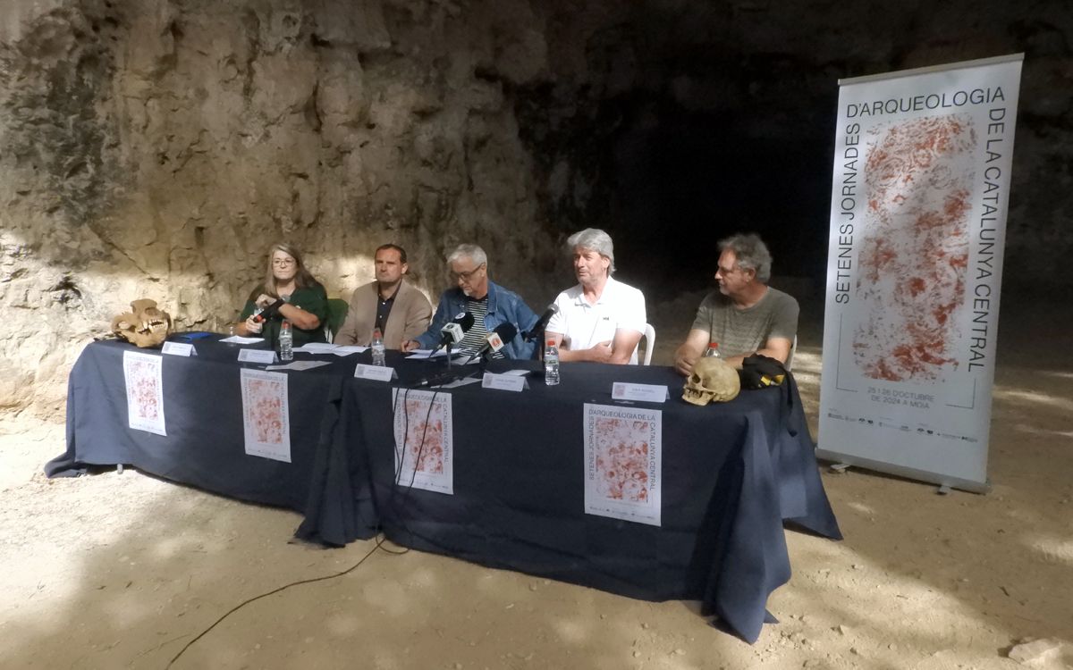 Presentació de les Jornades d'Arqueologia de la Catalunya Central que es faran a Moià