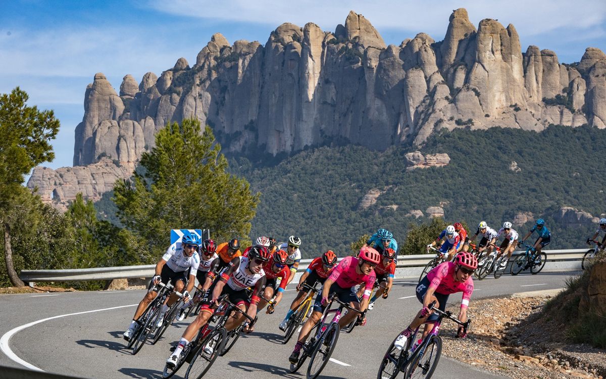 La Volta Ciclista de Catalunya a Montserrat en l'edició de 1995