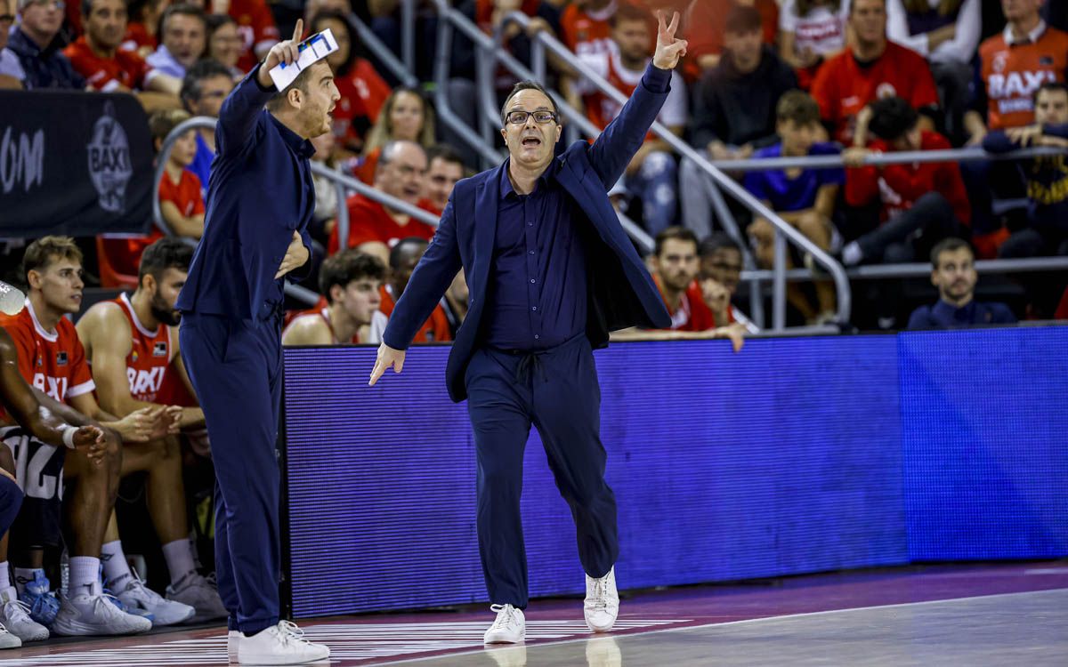 Diego Ocampo durant el partit contra l'Unicaja Màlaga