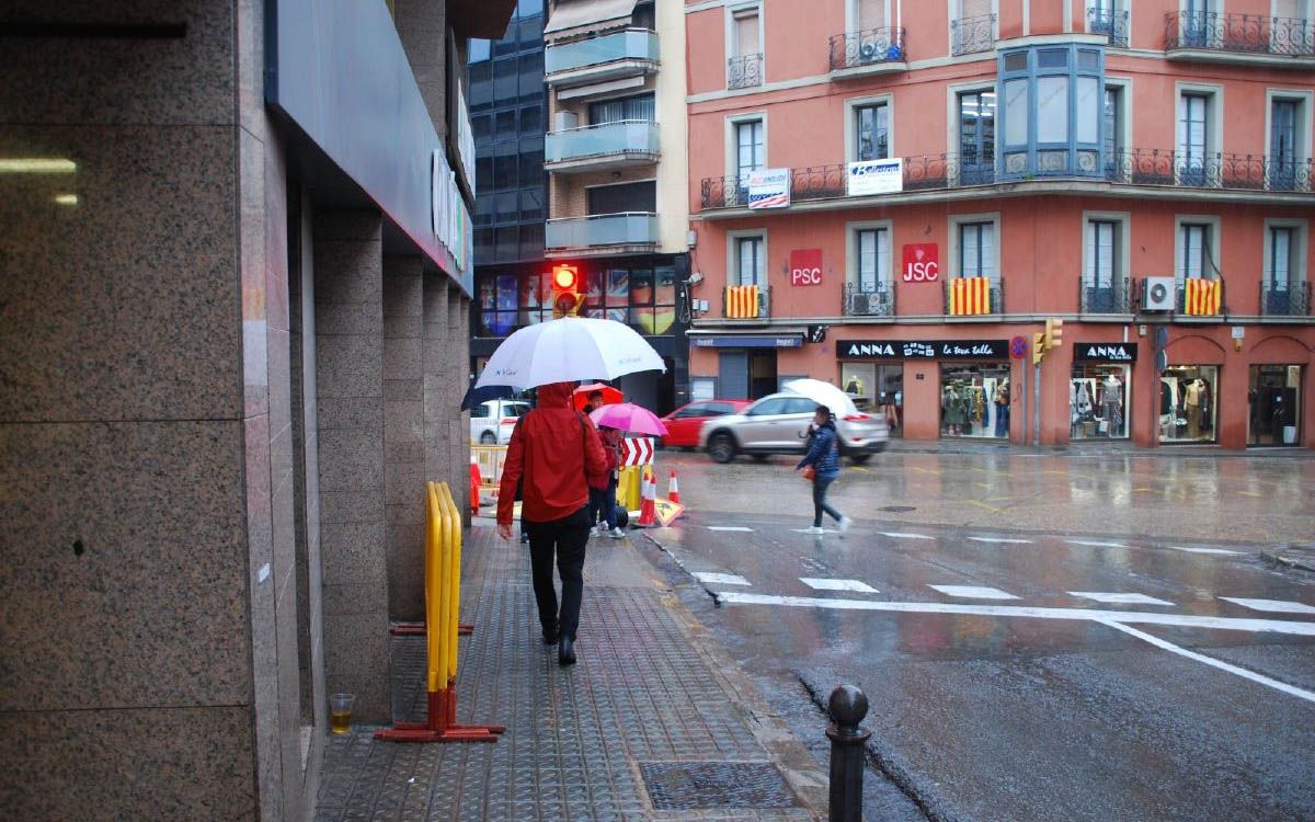 Aquest dilluns ha estat un dia de pluges a Manresa