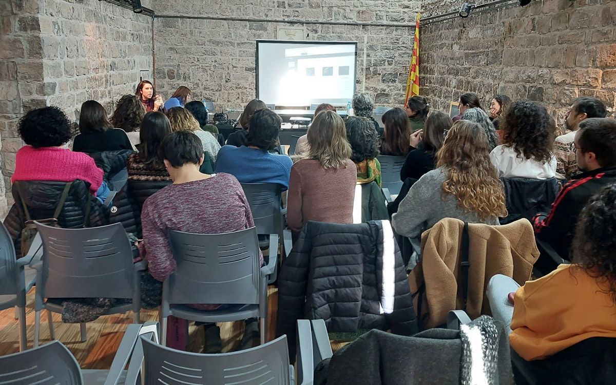 Imatge d'arxiu de la Jornada Feminista de Santpedor de 2023