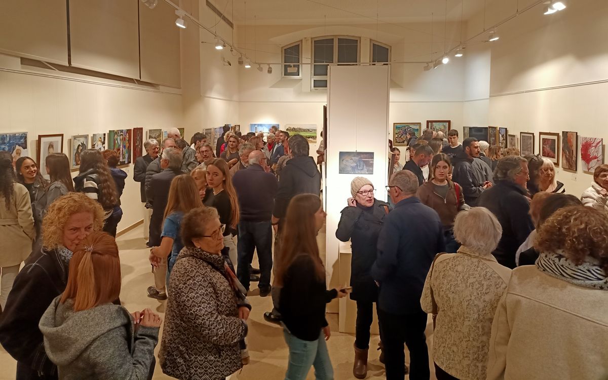 Inauguració de la 47a Exposició-Subhasta de Pintures Contra el Càncer