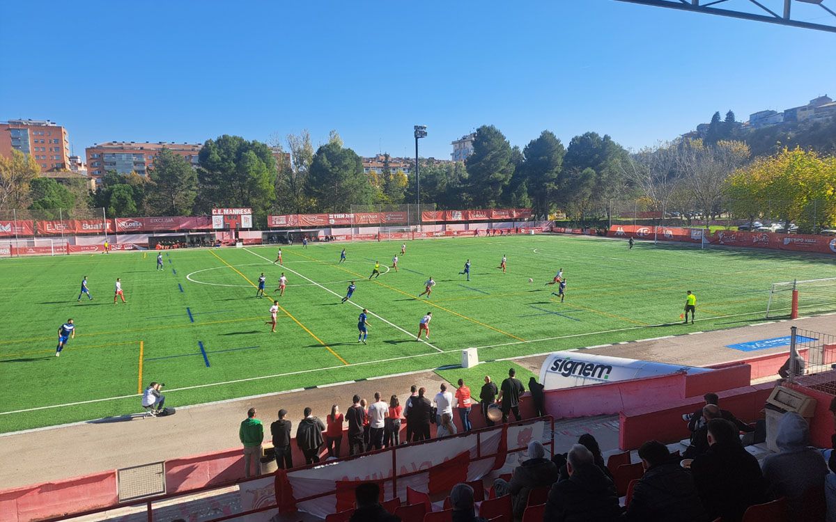 El CE Manresa ha guanyat al CF Badalona