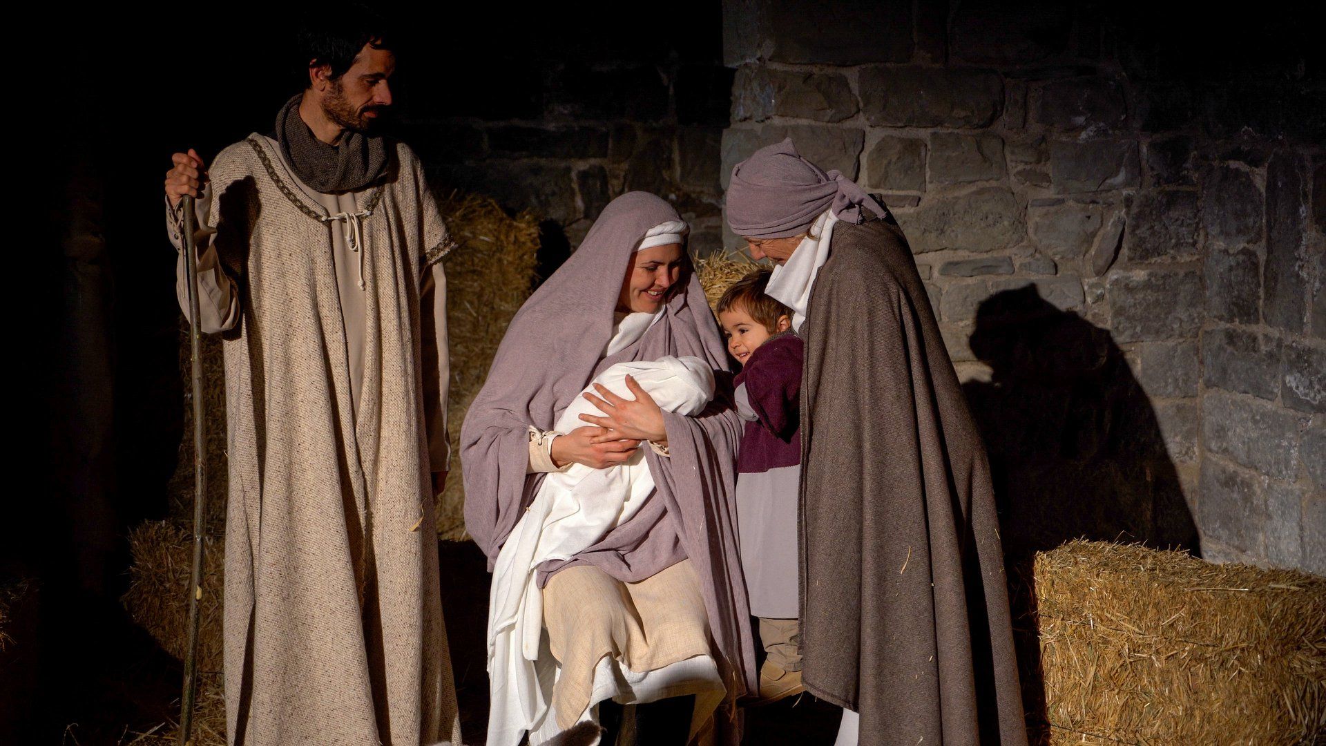 El Pessebre Vivent de Món Sant Benet, en una imatge d'arxiu