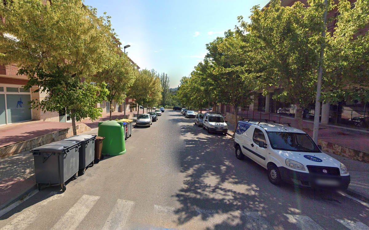 Carrer Rafael de Casanova de Sant Joan de Vilatorrada, un dels carrers afectat pels robatoris