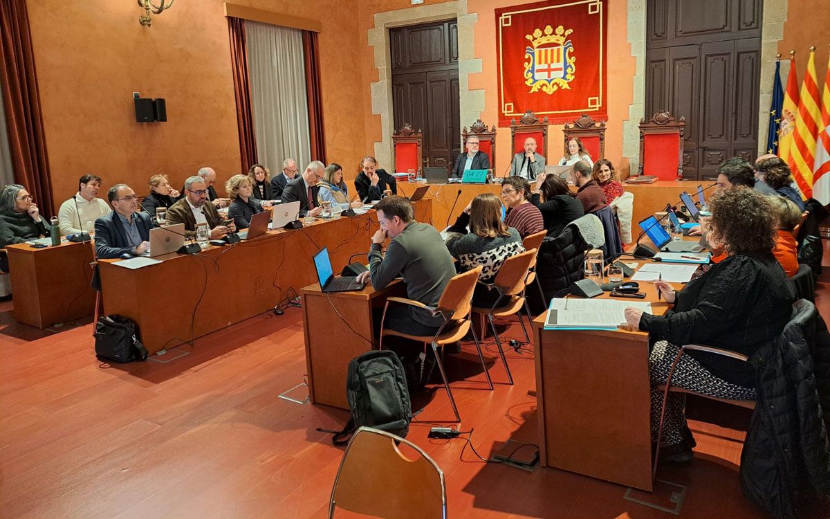 Ple de l'Ajuntament de Manresa d'aquest dijous