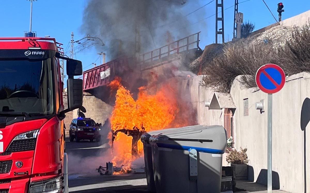 Incendi dels contenidors, aquest divendres al migdia