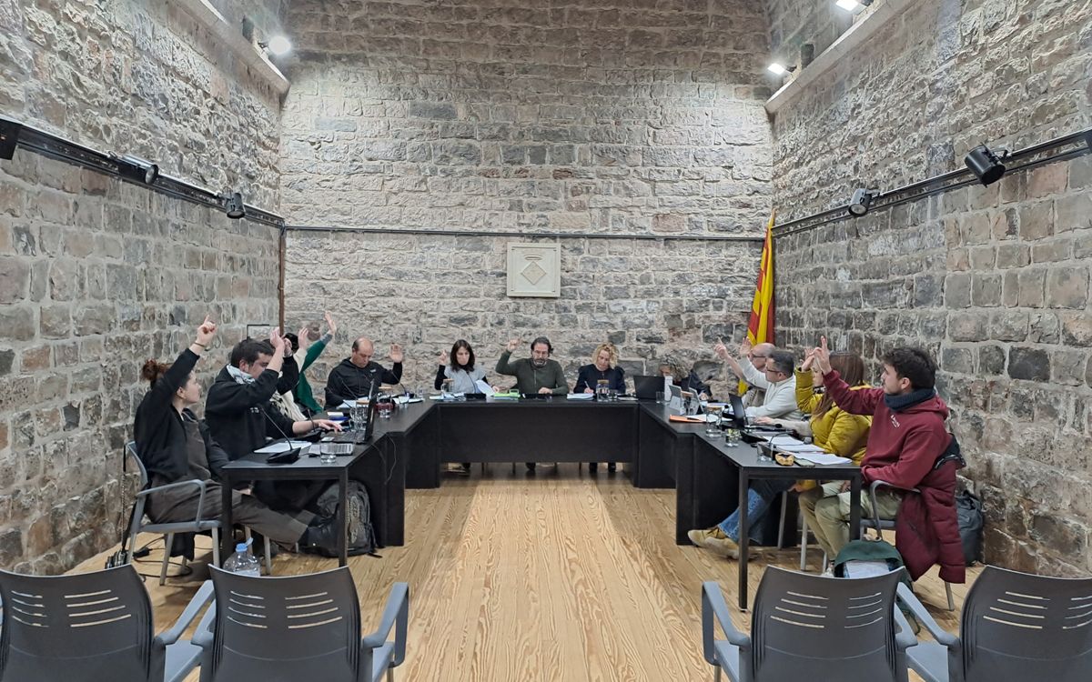 Ple de l'Ajuntament de Santpedor