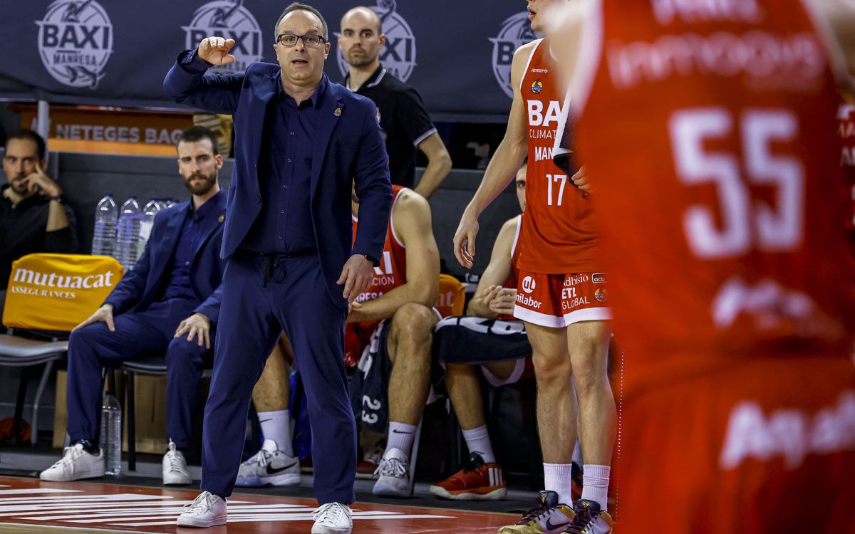 Diego Ocampo durant el partit contra el Joventut