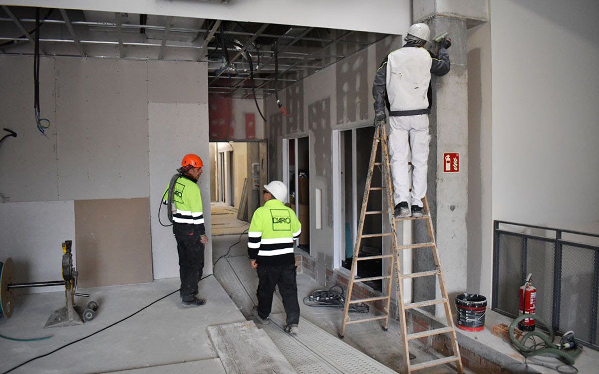 Imatge d'arxiu de les obres a la futura Clínica Odontològica Universitària de Manresa