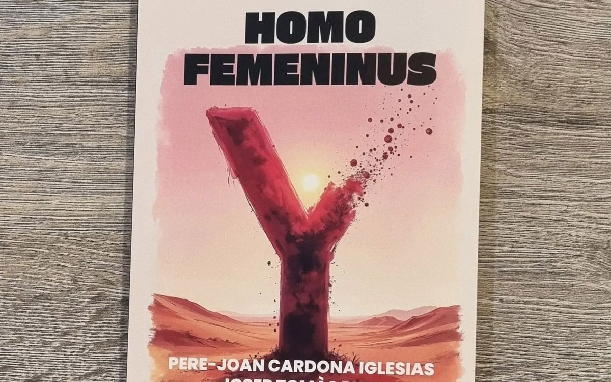 Vista parcial de la portada d'«Homo femeninus»