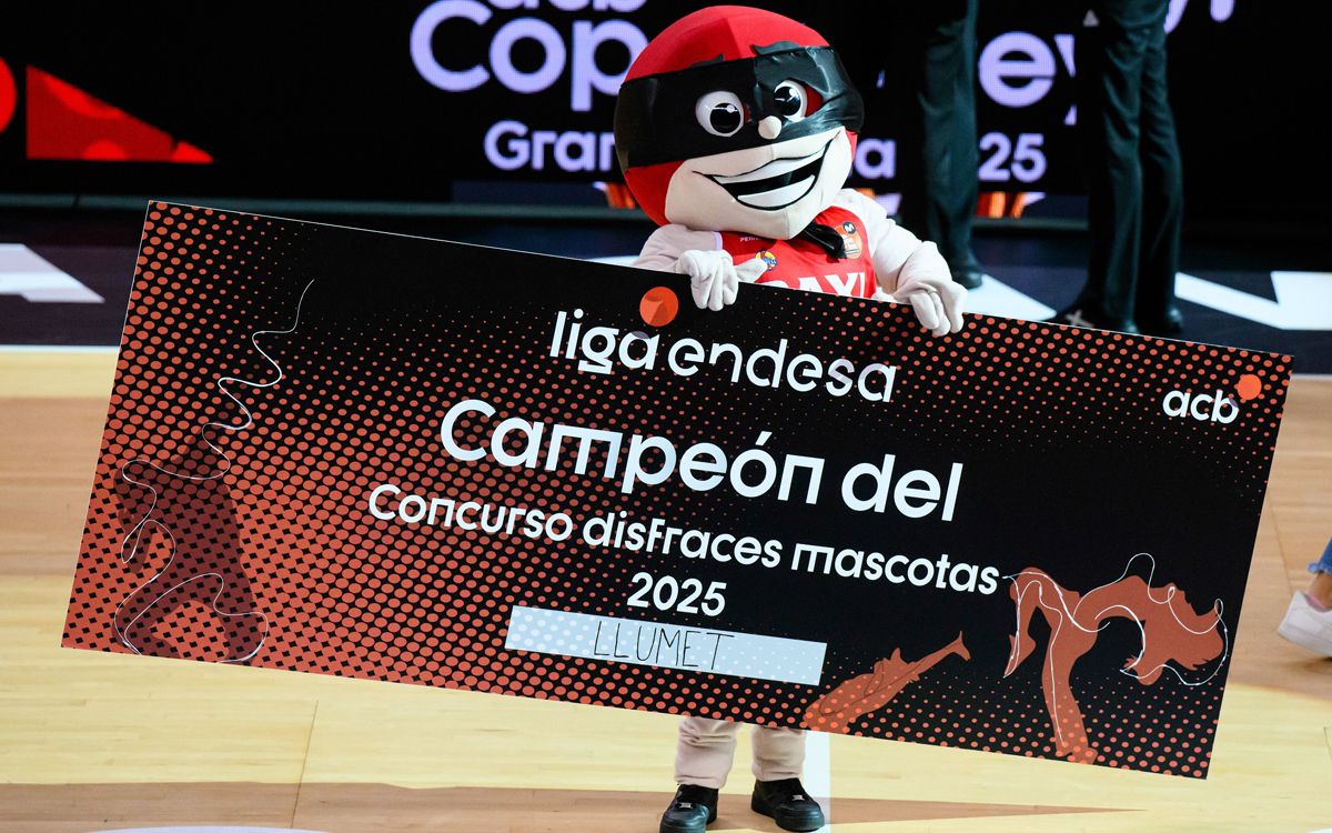 El Llumet, campió del concurs de mascotes de l'ACB