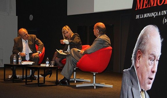 Jordi Pujol, Mònica Terribas i Miquel Roca i Junyent van presentar el tercer volum de les memòries de l'expresident de la Generalitat.
