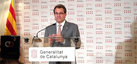 El president del Govern, Artur Mas, a la compareixença posterior a la reunió amb Mariano Rajoy.