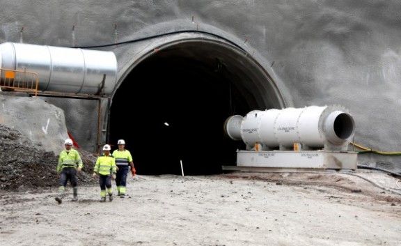 Túnel de Cabanasses, en una imatge de 2012
