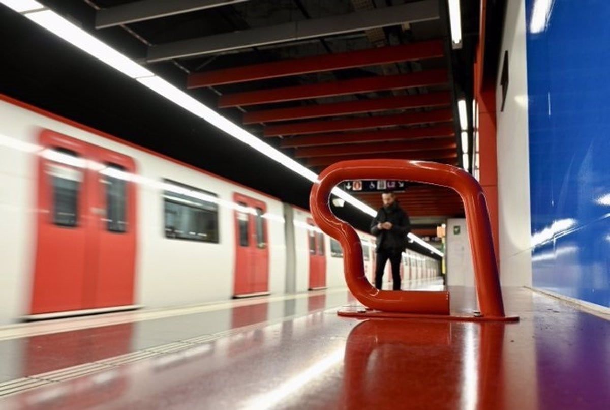 Una estació del metro de Barcelona