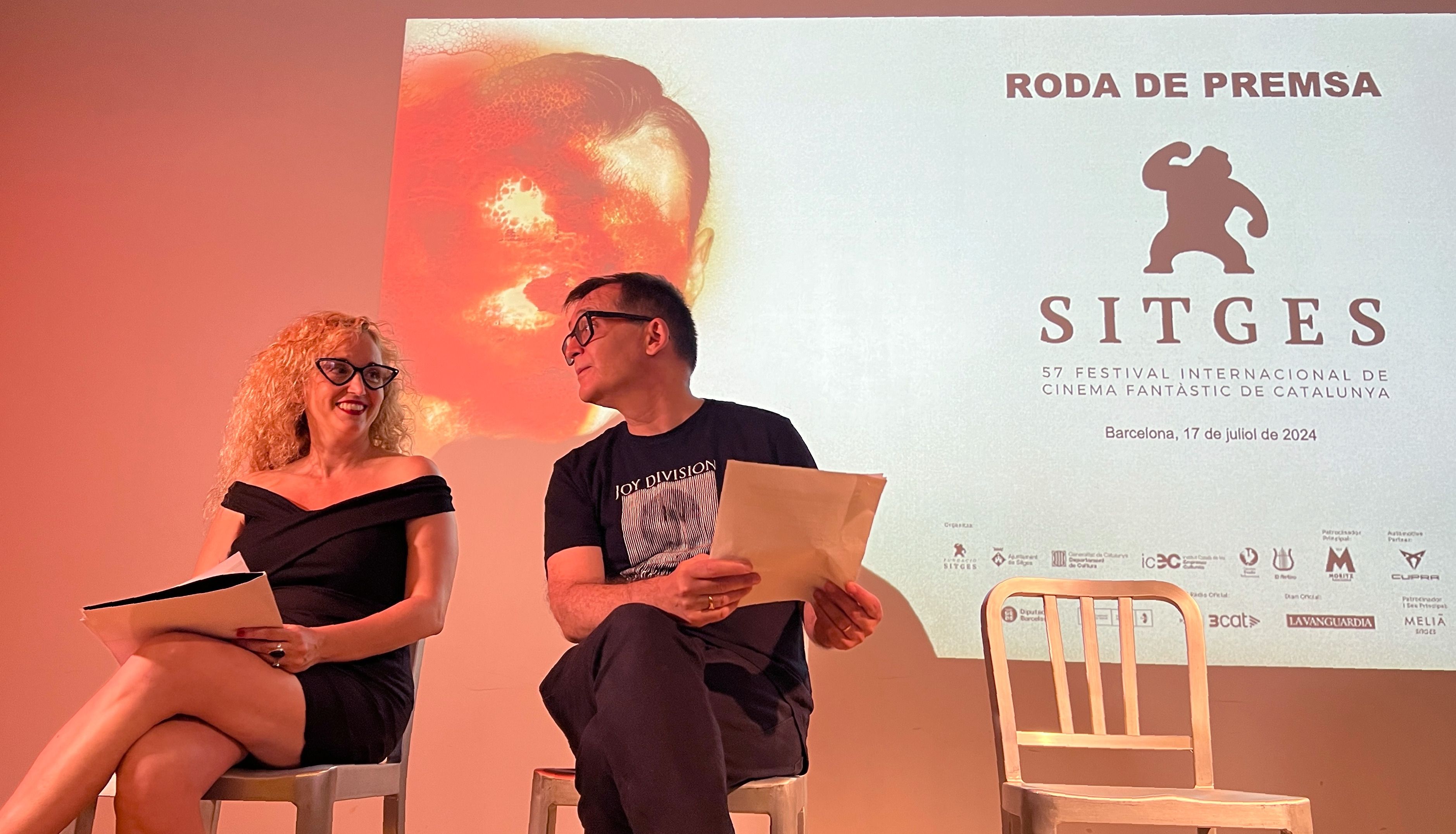 La directora de la Fundació del Festival de Sitges, Mònica Garcia, i el director artístic, Ángel Sala