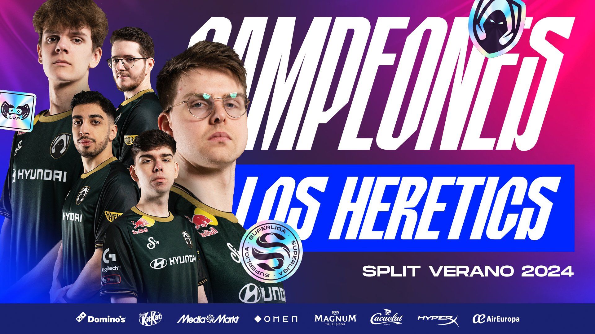 Els Heretics, campions de la Superliga d'estiu de League of Legends