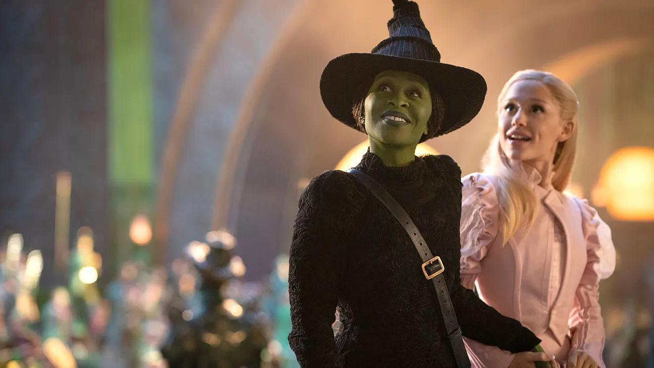 Imatge promocional de Wicked amb Cynthia Erevio i Ariana Grande