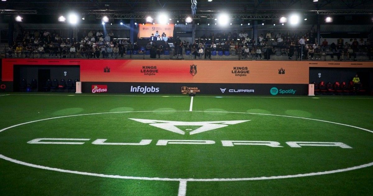 El Cupra Arena, l'estadi a la Zona Franca on es disputa la «Kings League»