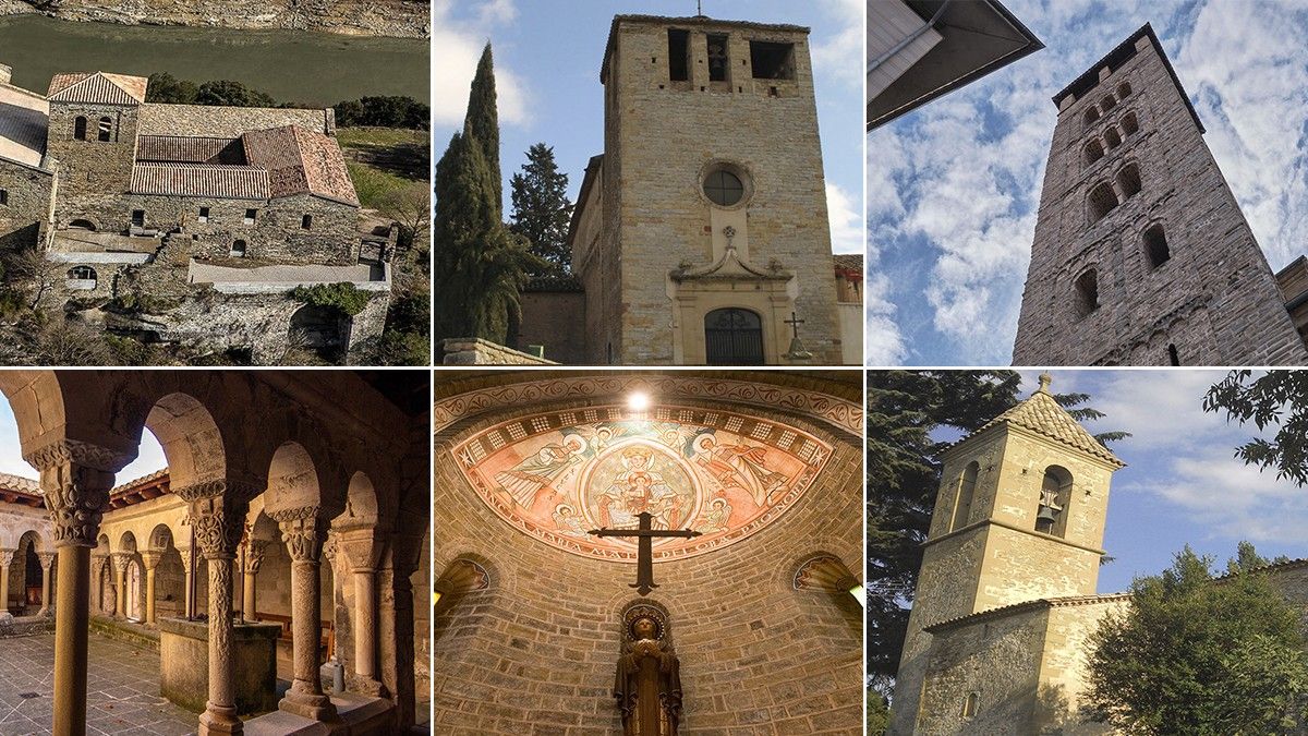 Descobreix sis monuments romànics que pots visitar a Osona i al Lluçanès.