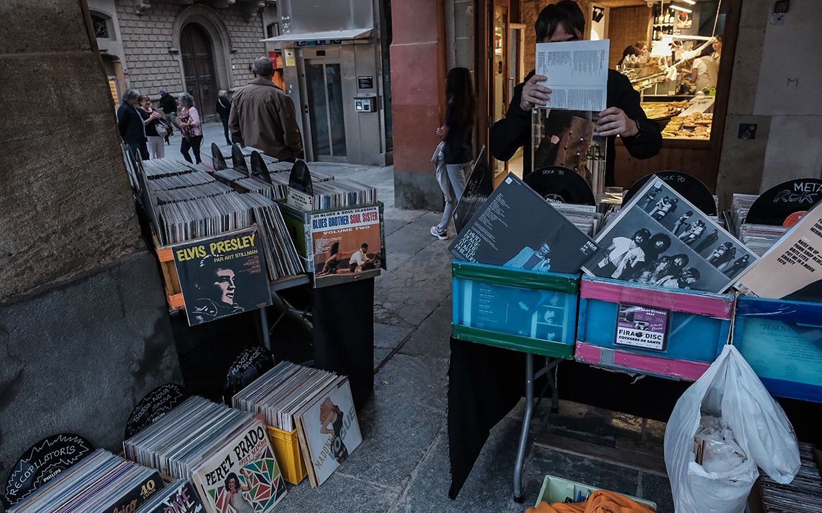 Fira del disc del Mercat de Música Viva de Vic 2024.